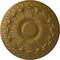 Ekena Millwork Colton Ceiling Medallion (Fits Canopies up to 4 3/4"), Hand-Painted Gold, 15 3/4"OD x 1 1/2"P CM15CNGLS - alternate 1